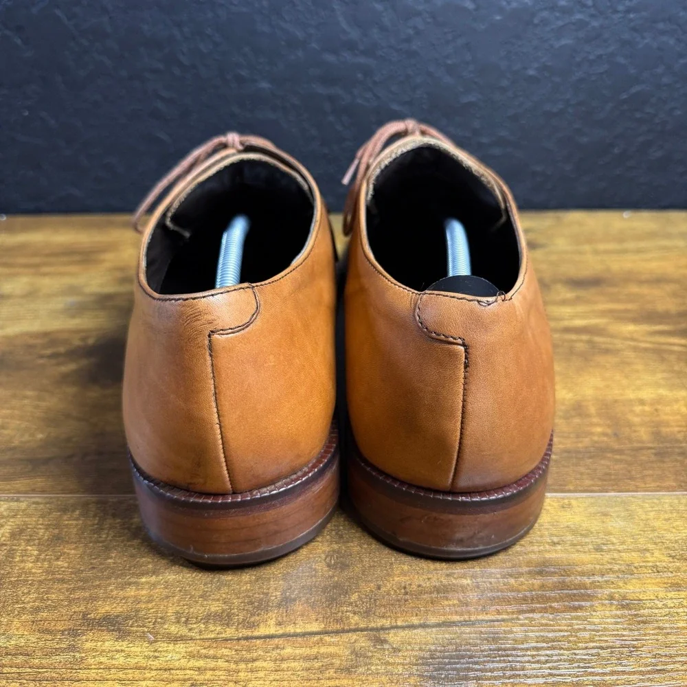 Cole Haan Air Madison C11432 British‎ Tan Leather Oxford Dress Shoes Mens 13